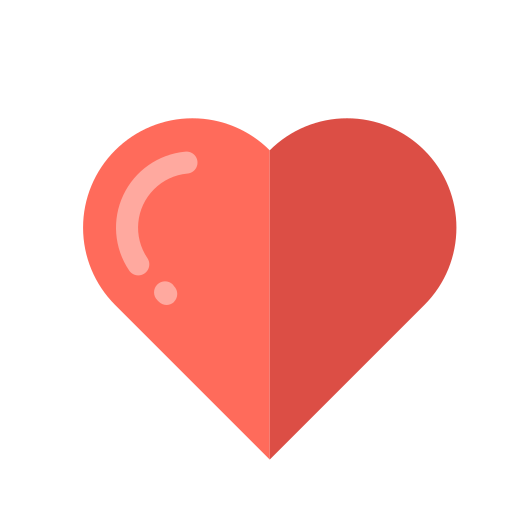 Red heart Icon