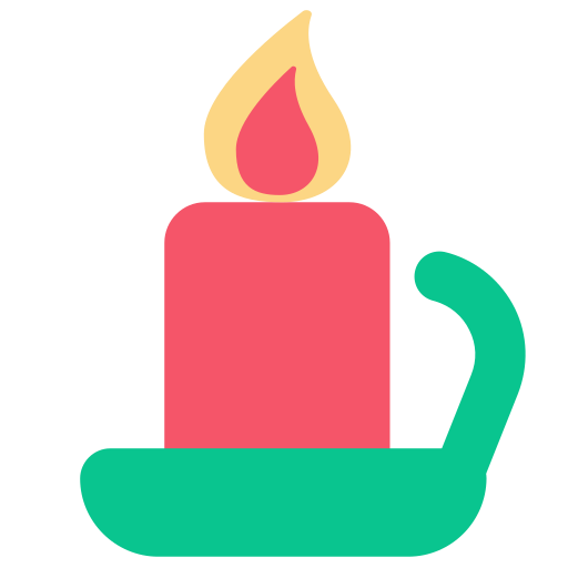 Christmas - candles Icon