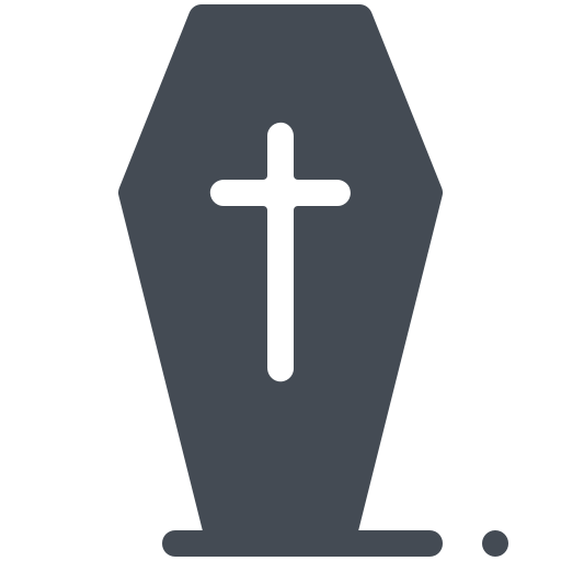Halloween Vampire coffin Icon