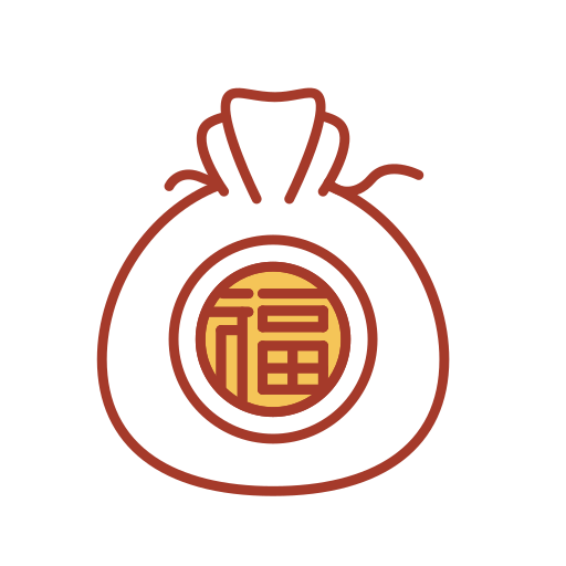 Blessing bag - wireframe Icon