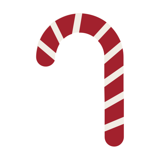 Christmas Candy Cane Icon