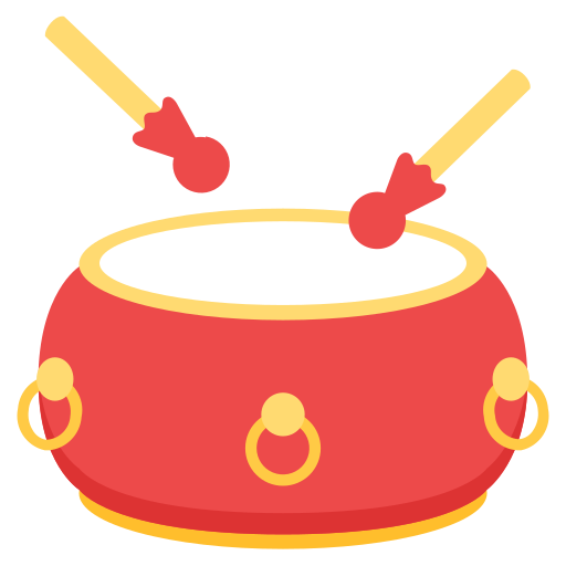 Spring Festival - drum Icon