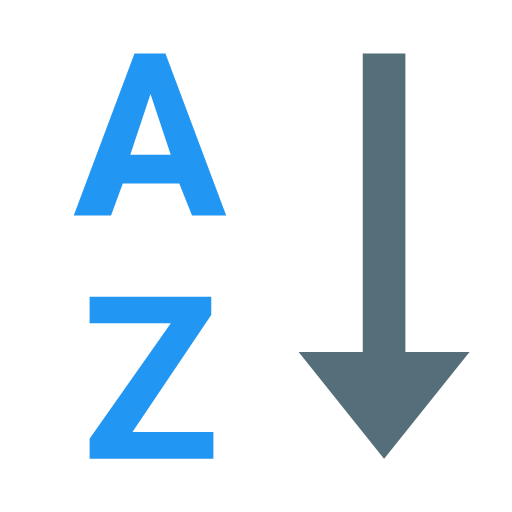 alphabetical_sorting_az Icon