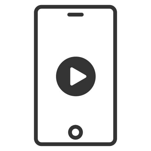 Mobile video live broadcast Icon