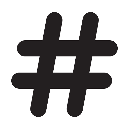 Hashtag Vector Icons Free Download In Svg Png Format