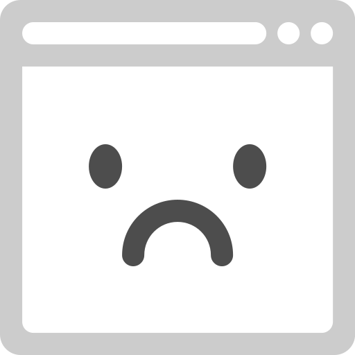 browser-sad face Icon