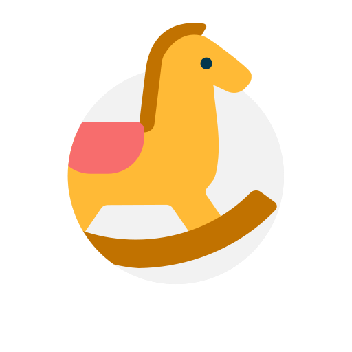 Little wooden horse Icon