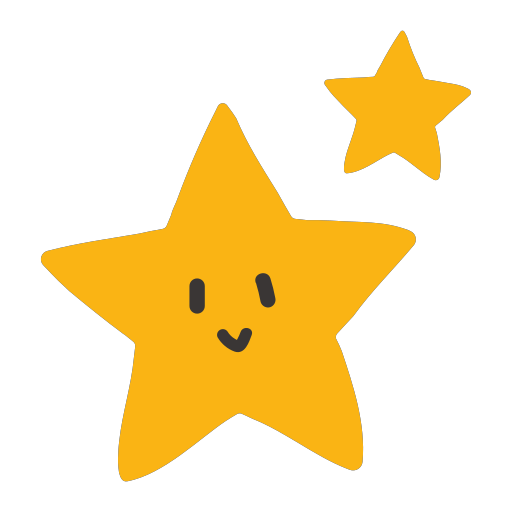 Hand drawn stars Icon