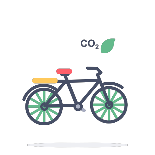 Low carbon travel SVG Icon