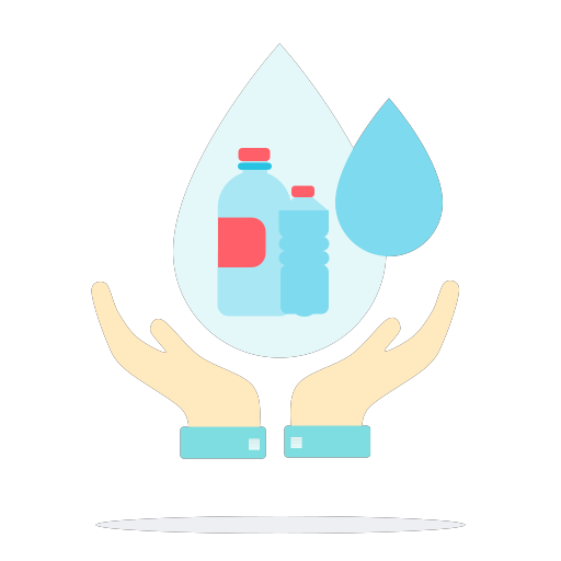 Take good care of water resources SVG Icon