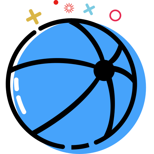 Toys, sports, balls, basketball Icon