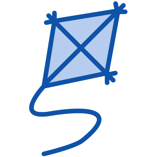 Kite Basic Miscellany Blue icon