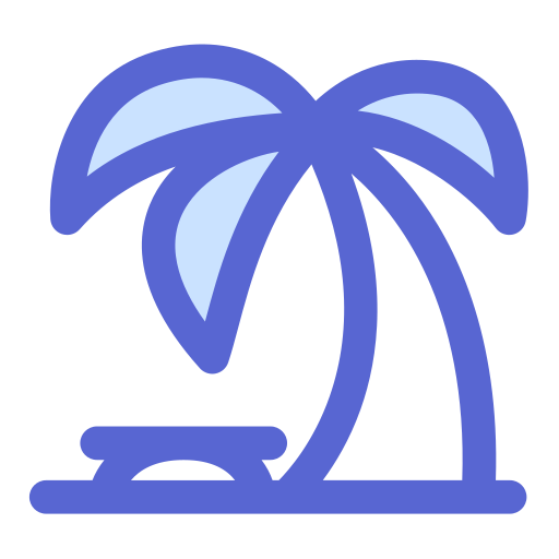 sandy beach Icon