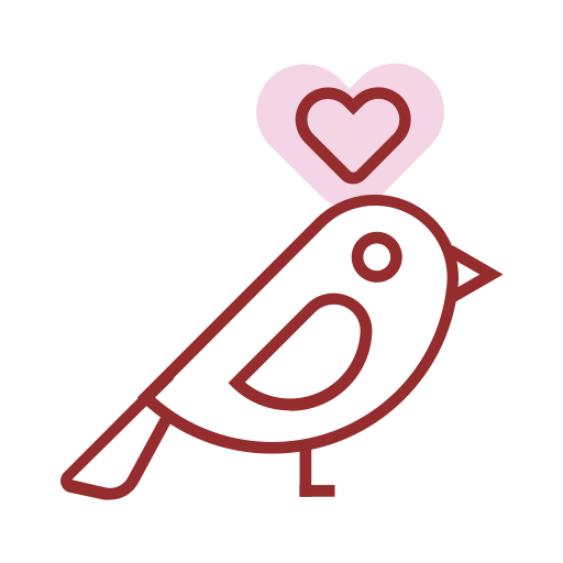 line_ Love bird Icon