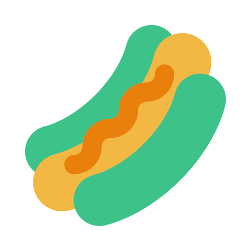 Noodle fast food hot dog Icon