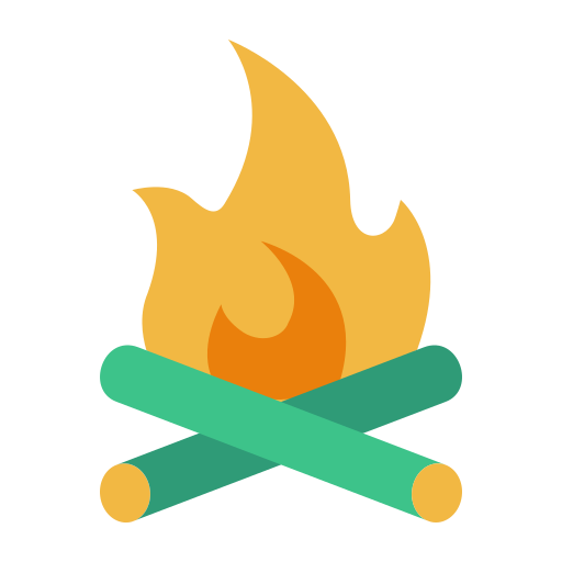 Surface bonfire Icon