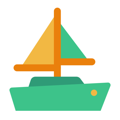 Surface sailboat Icon