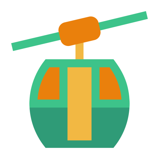 Surface sightseeing cable car Icon