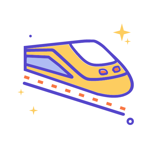 High-speed rail Icon