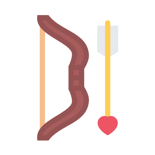 Heart - bow and arrow Icon