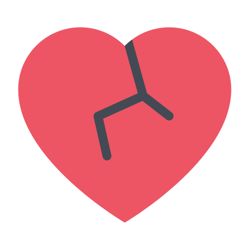 Heart crack Icon