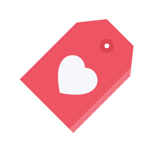 Heart red envelope Icon