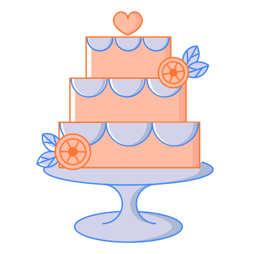 The wedding cake Icon
