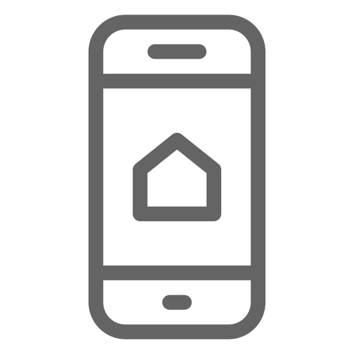 smartphone, home, control Icon