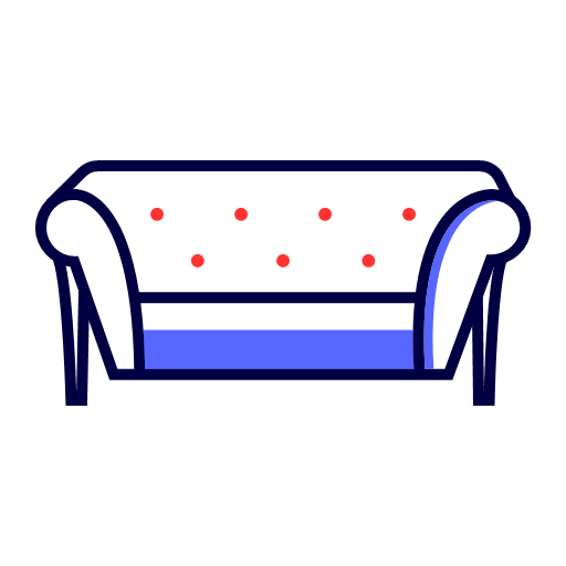 European style simple sofa Icon