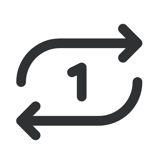 RepeatOnce Icon