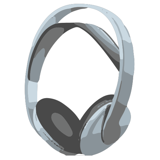 Headphones, music, multimedia Icon