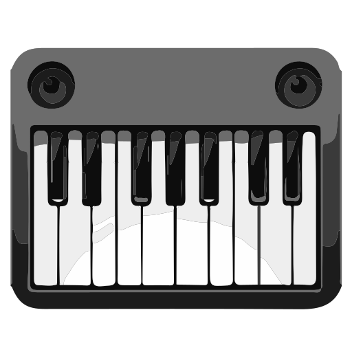 Piano, music, multimedia Icon