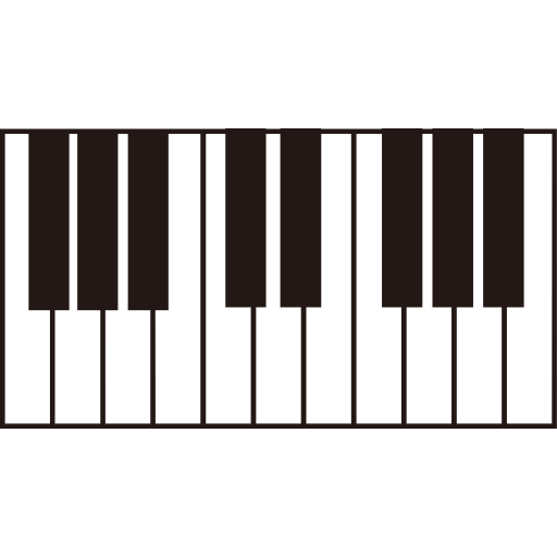 Piano keyboard Icon