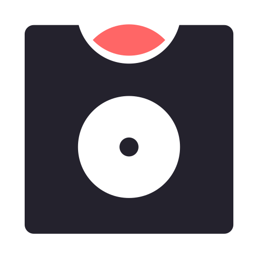 Black rubber dish Icon