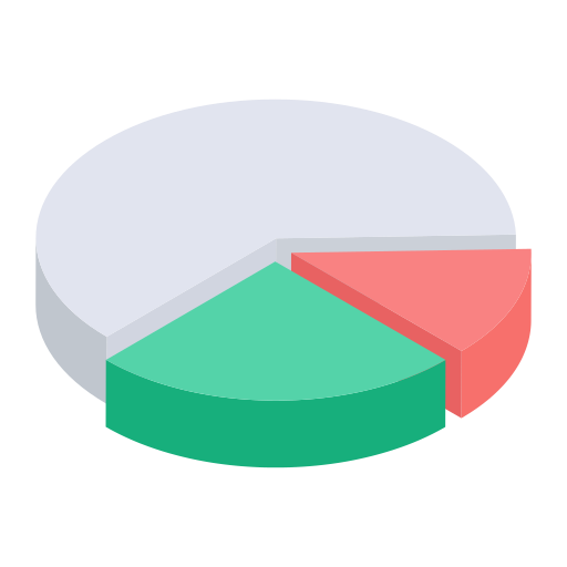 Pie chart -1 Vector Icons free download in SVG, PNG Format