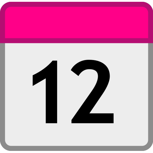 Calendar, schedule, plan, itinerary Icon