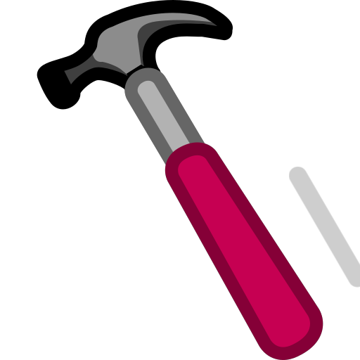 Hammer, repair tool Icon