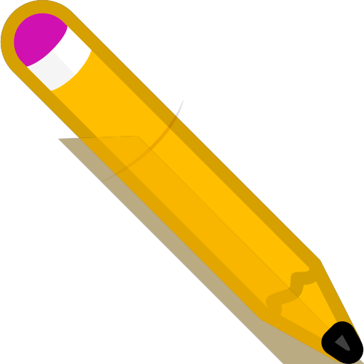 Pencil, stationery Icon