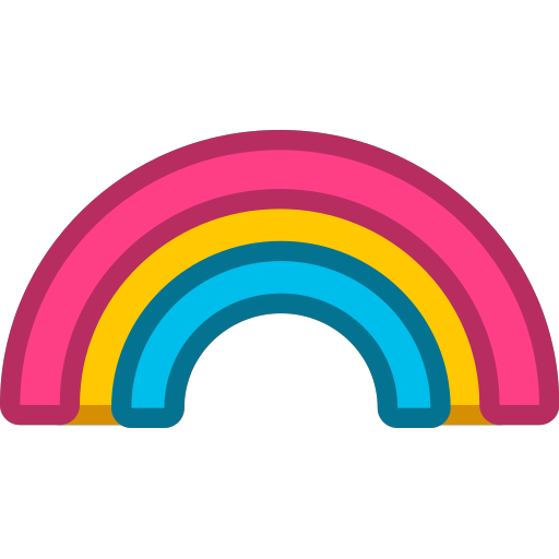 Rainbow, good weather Icon