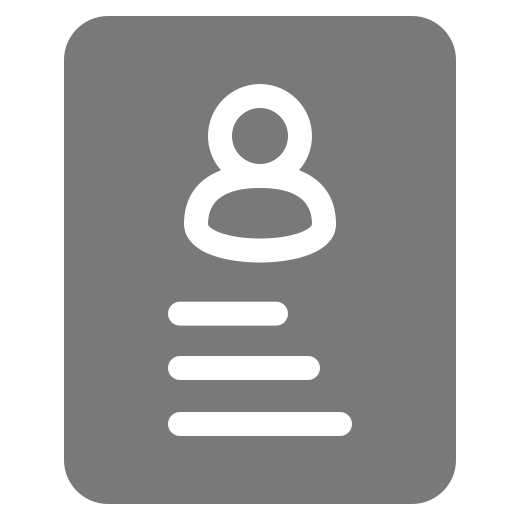 Profile - fill in Icon