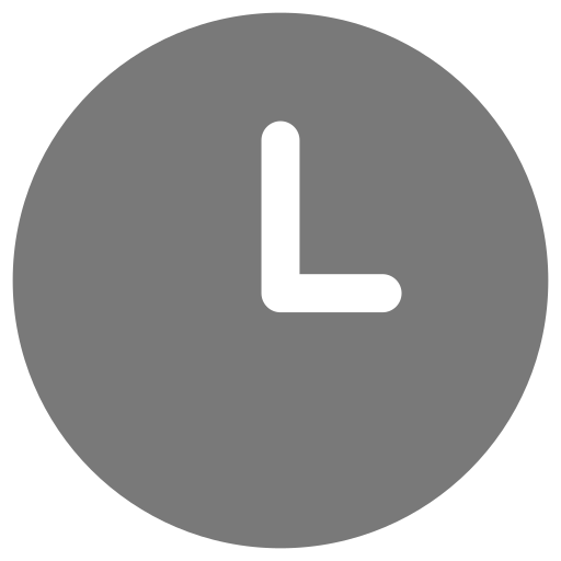 Time class circle fill Icon