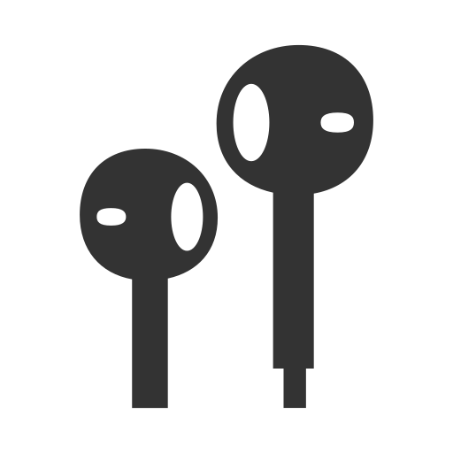 In ear headphones Icon