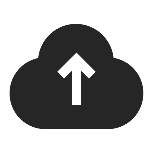 cloud_upload_fill Icon
