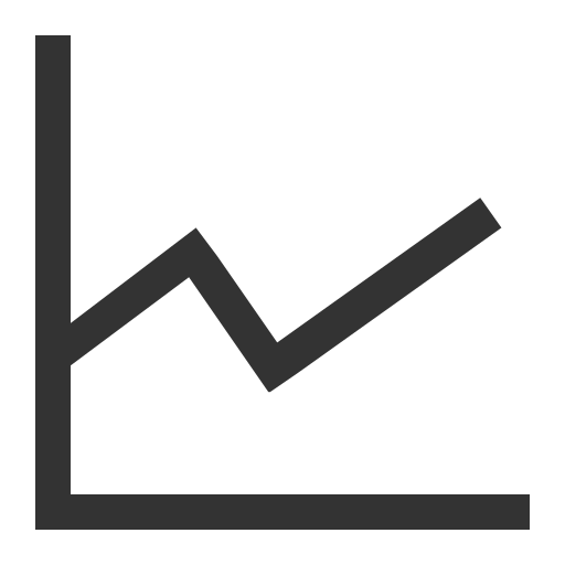 Chart - line chart Icon
