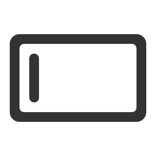 Symbol - single line input box Icon