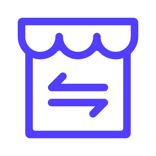 Retail warehousing Icon