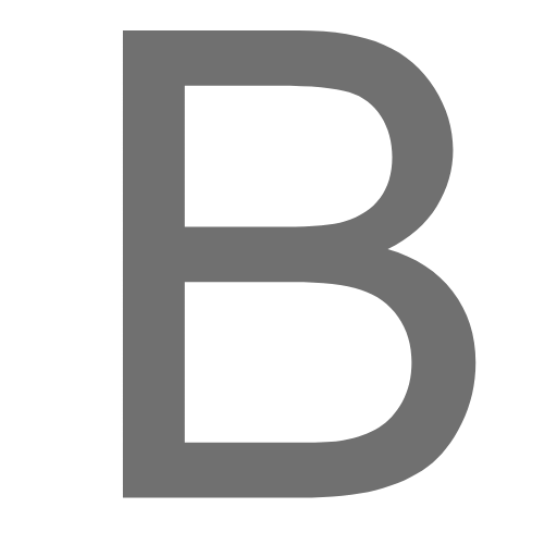 Bold font Icon