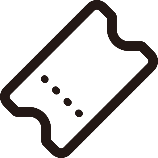 Ticket - linear Icon Icon