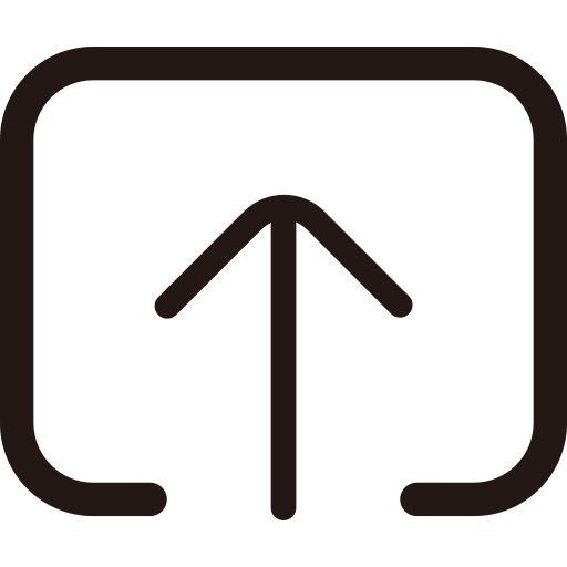 Upload - linear Icon Icon