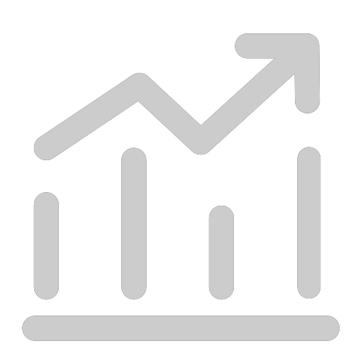 Data analysis, trend chart Icon